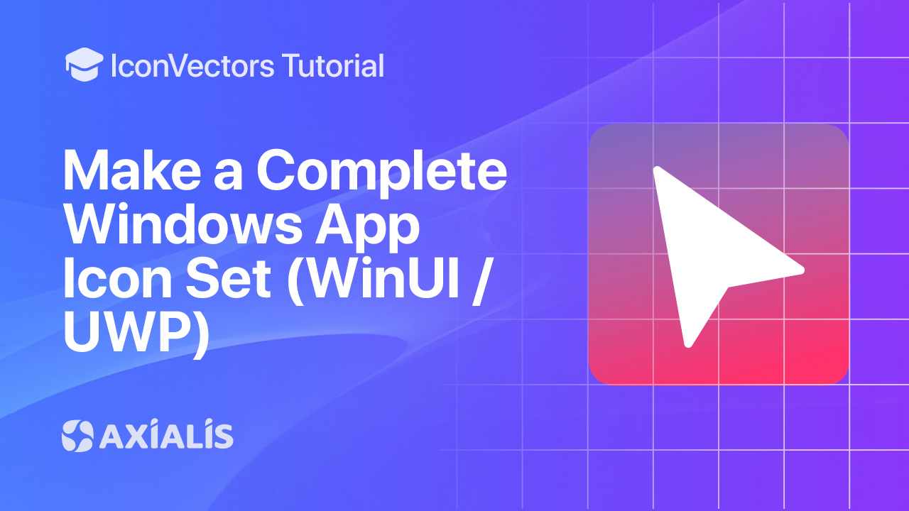 Complete Windows icon pack: ICO + Visual Assets PNGs