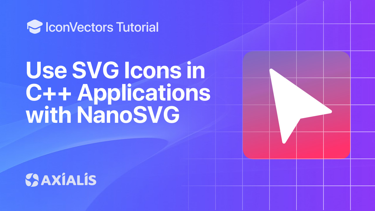 Render SVG icons in C++ using NanoSVG