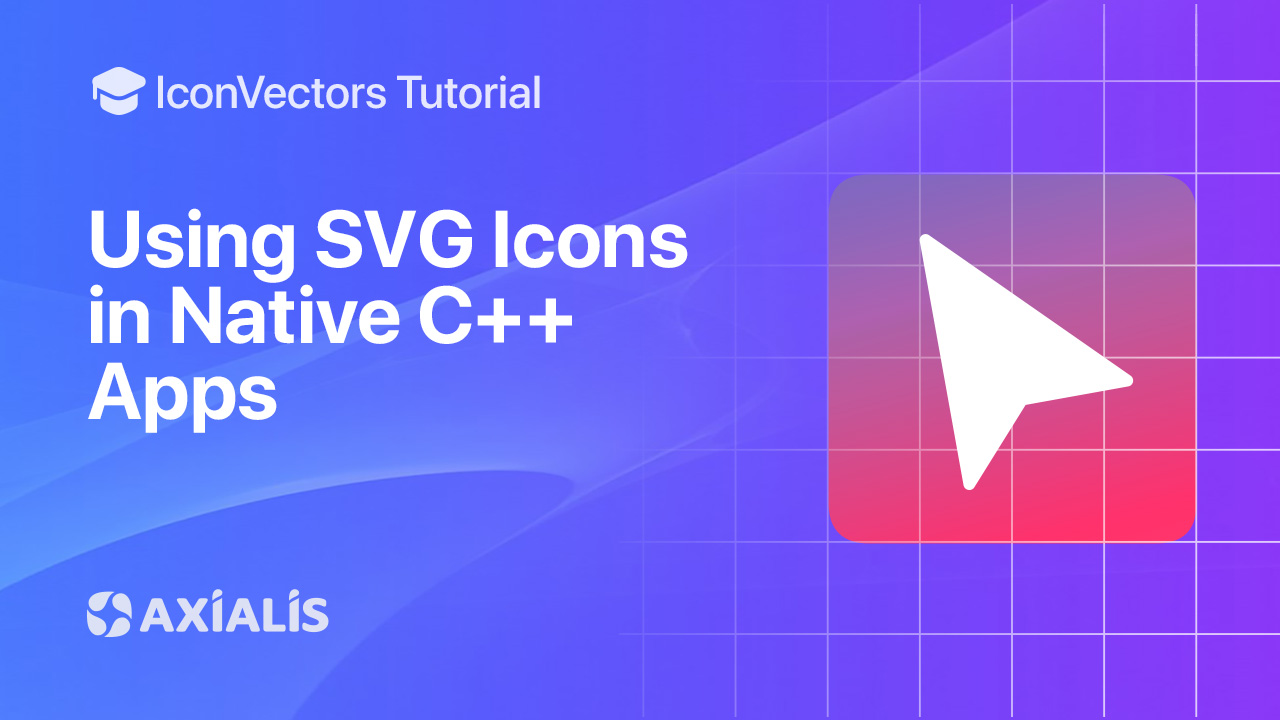 Rendering SVG icons in C++ with WinUI and Qt